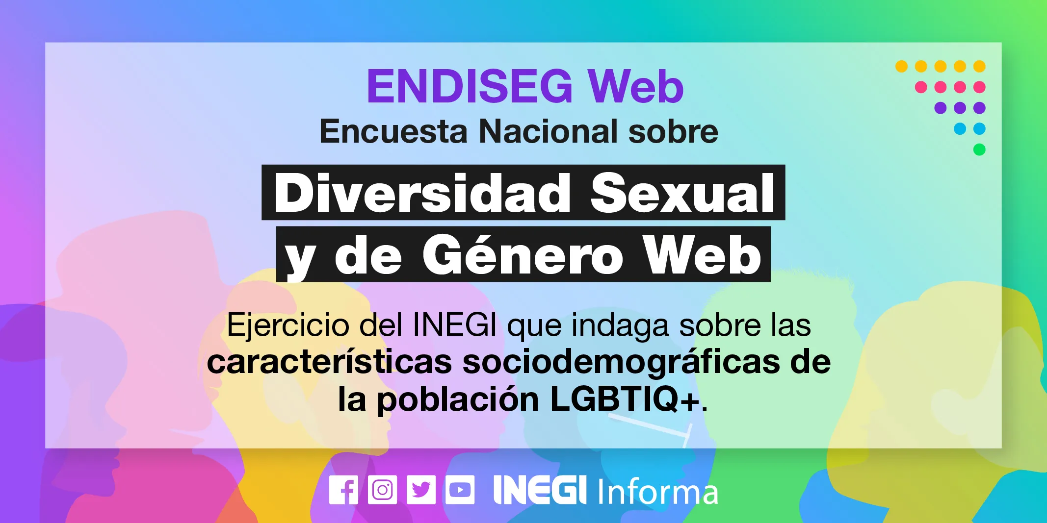 Realizará INEGI encuesta sobre comunidad LGBTTTIQ+