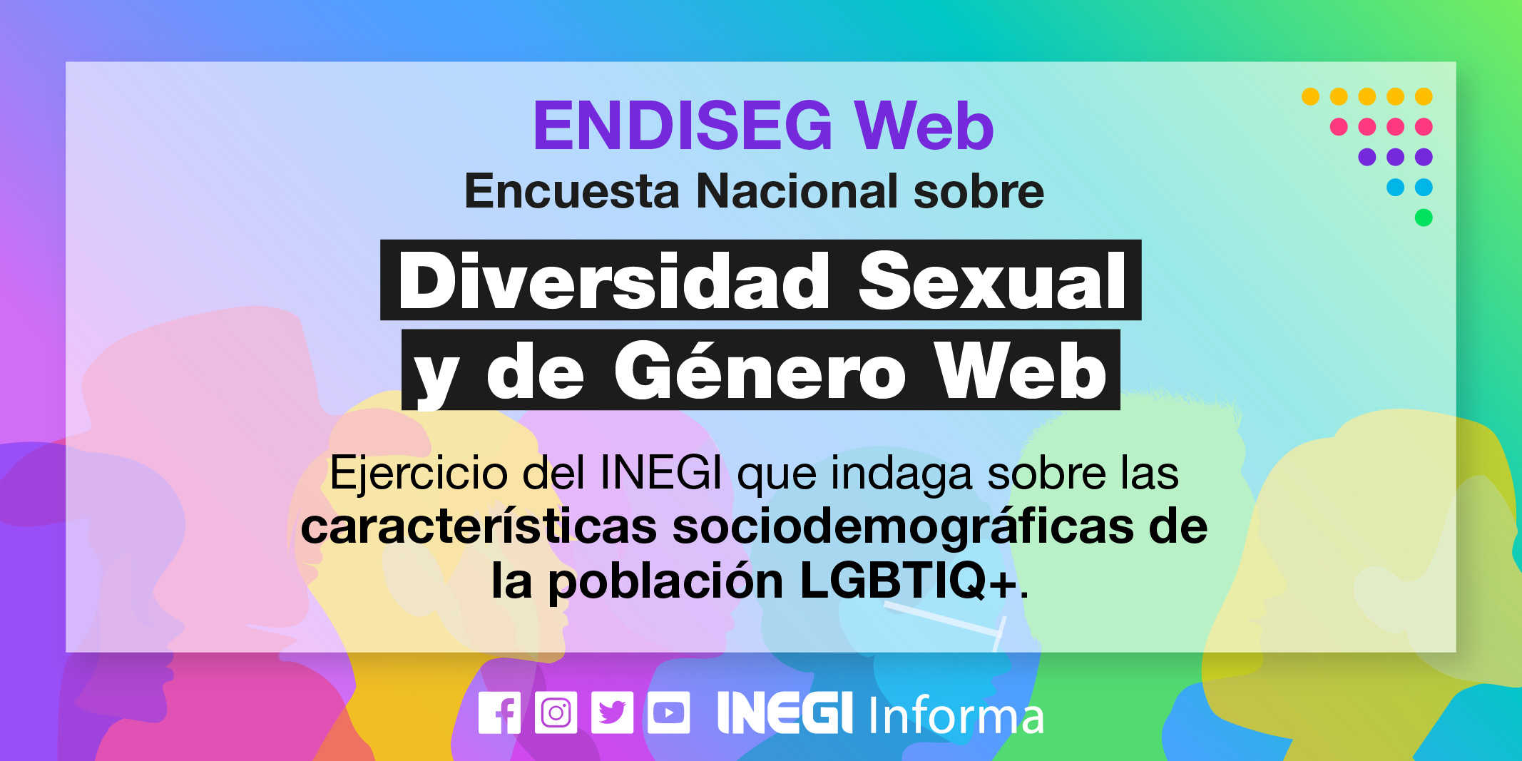 Realizará INEGI encuesta sobre comunidad LGBTTTIQ+