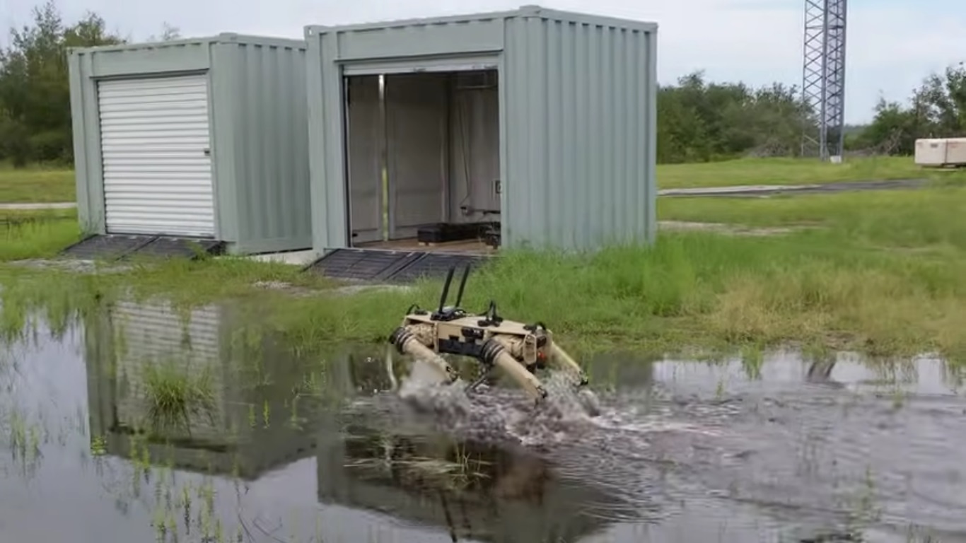 Usaría EU perros robots para vigilar frontera con México