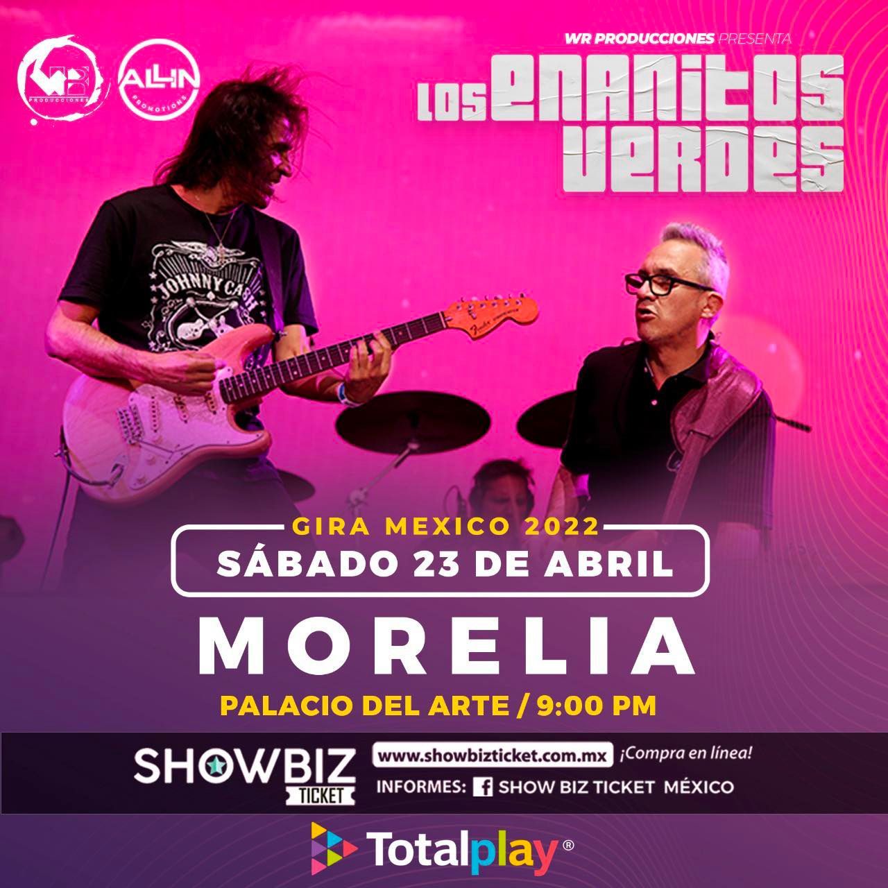 Enanitos Verdes anuncia su gira por México; Morelia de las primeras fechas