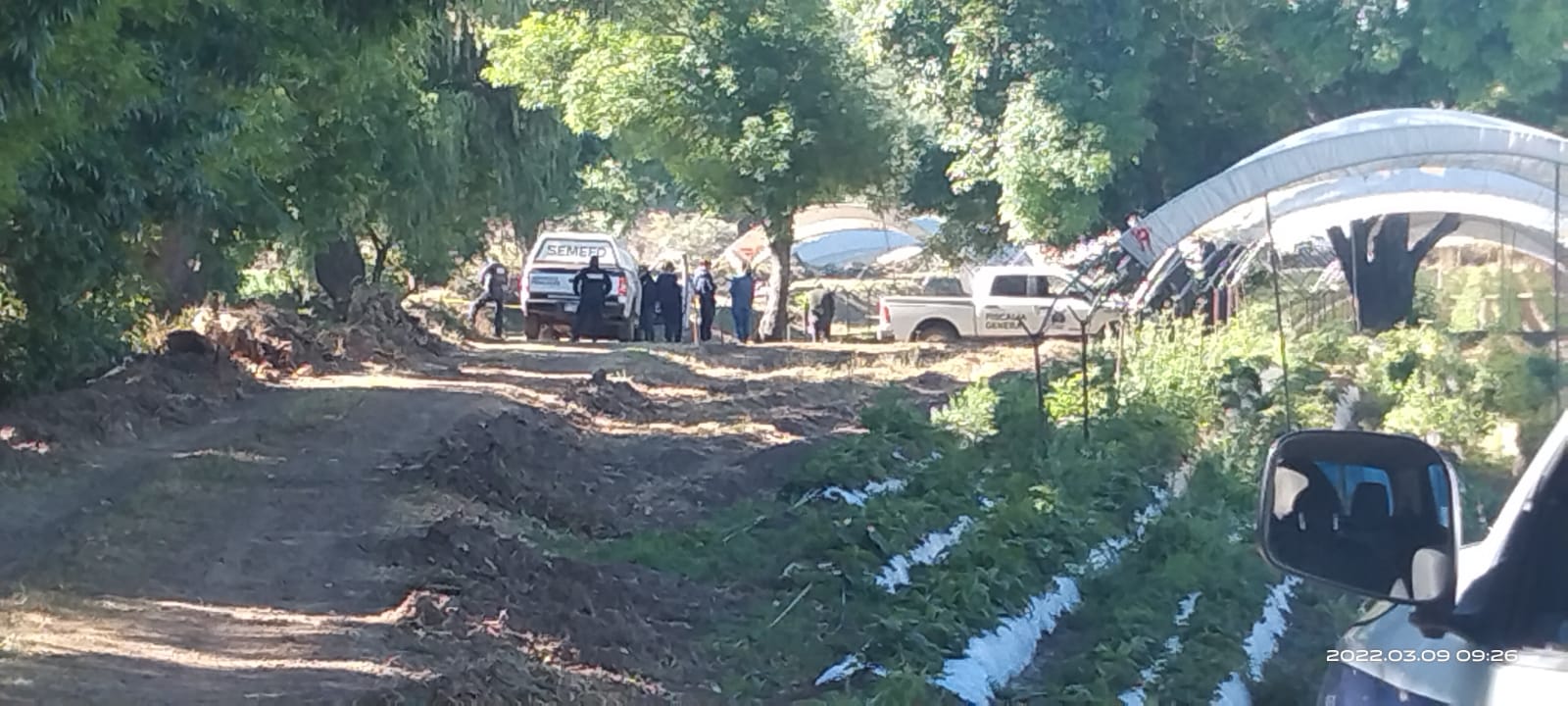 Hallan cadáver de joven mujer cerca del rancho agrícola Los Pozos