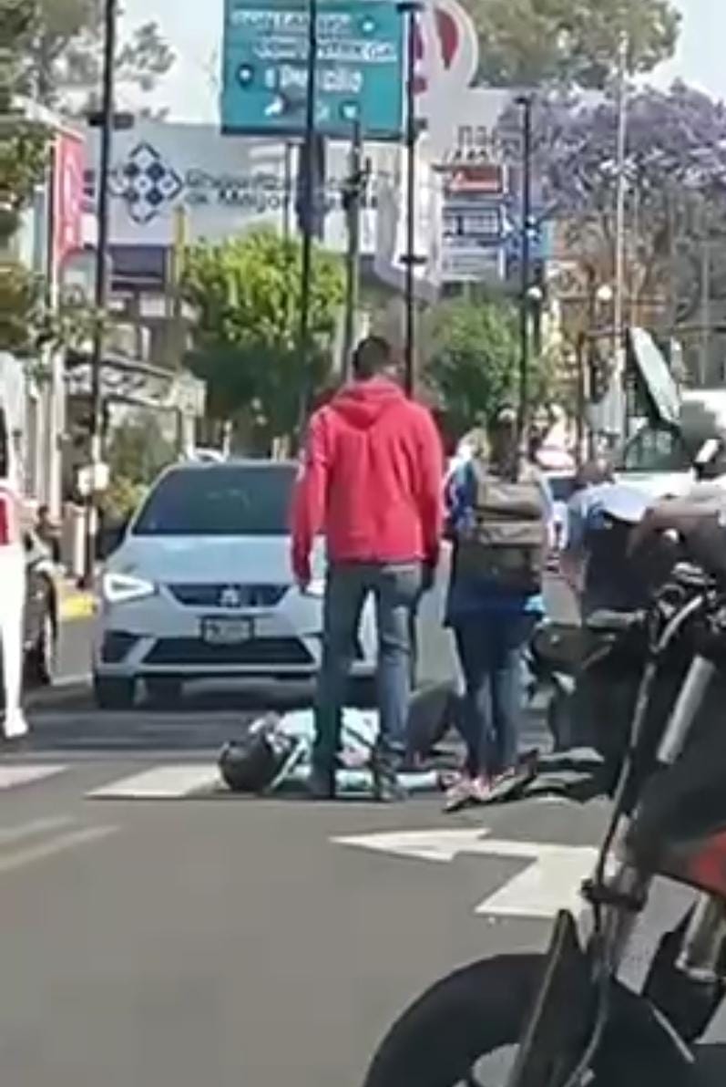 Motociclista es atropellado en la calzada Ventura Puente