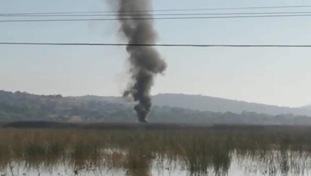 Toma clandestina provoca incendio en Cuitzeo