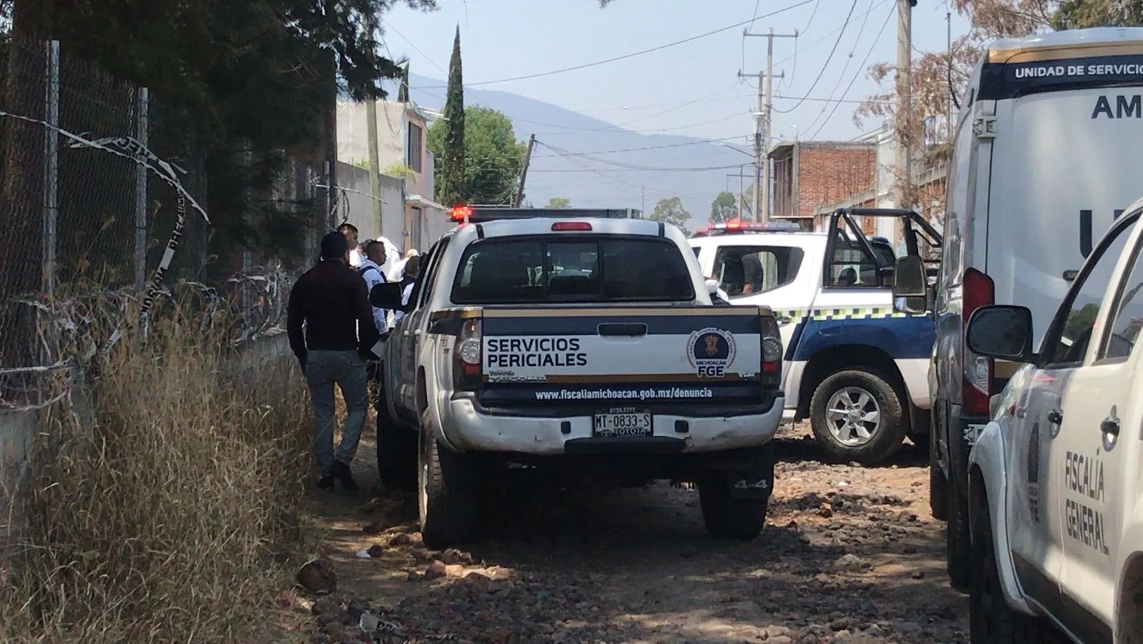 Asesinan a hombre en San Juanito Itzícuaro en Morelia