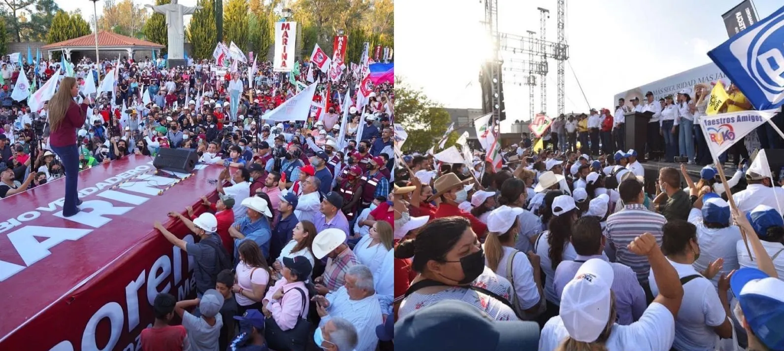Comenzaron este domingo campañas a gobernador en 6 entidades