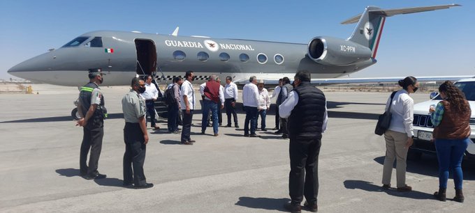Denuncian asistencia Segob y aeronaves de GN en actividades de Morena