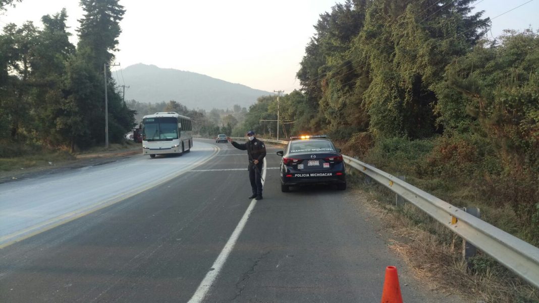 Liberadas vialidades a Paracho, Zamora y Pátzcuaro Segob