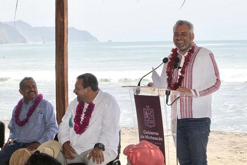 Campamentos tortugueros Gobierno Michoacán