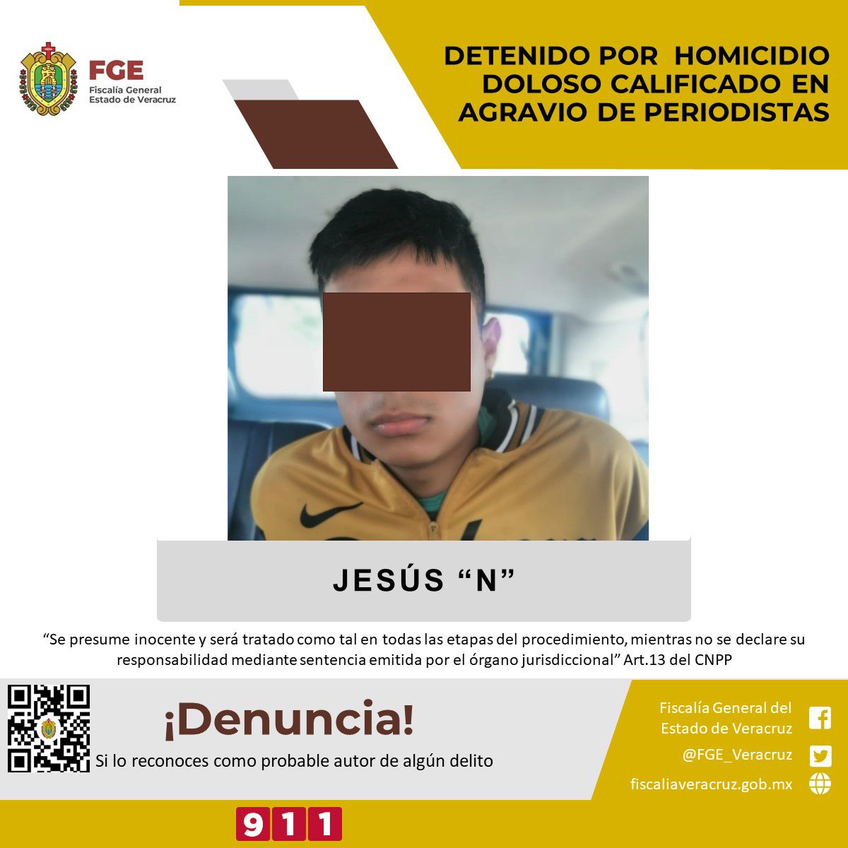 Detienen a presunto asesino de las periodistas de El Veraz