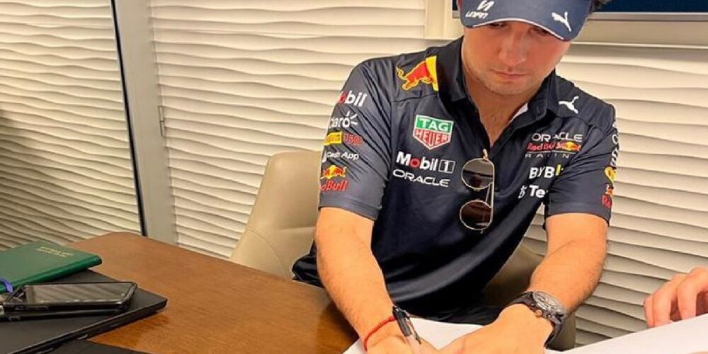 Extiende Checo Pérez su contrato con Red Bull hasta 2024