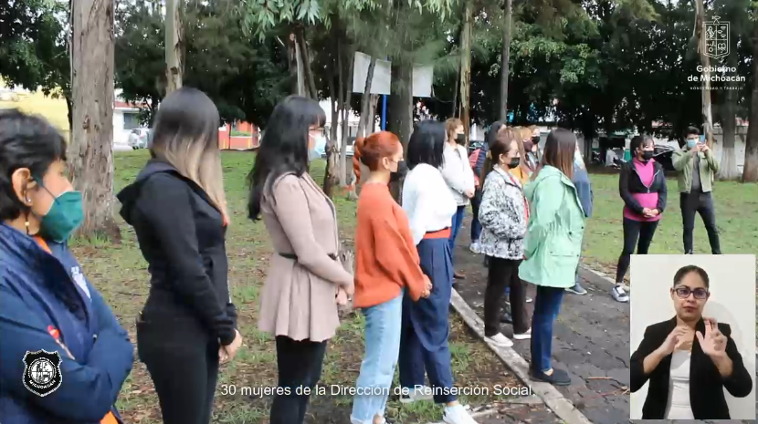 Sistema Penitenciario conmemora Día Naranja con curso de defensa personal