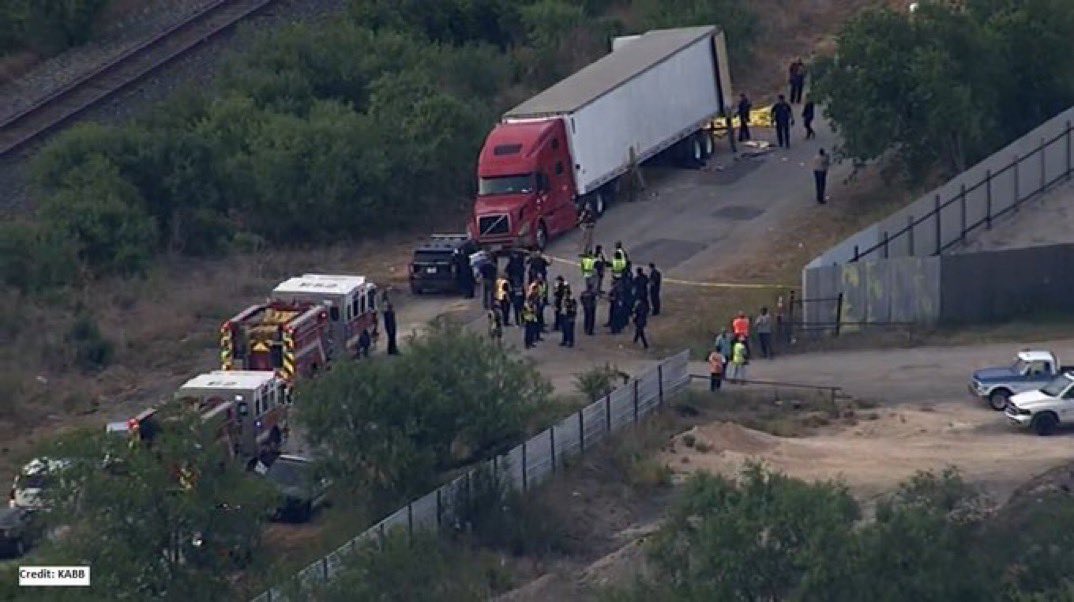 Confirma SRE 22 mexicanos muertos en camión hallado en Texas
