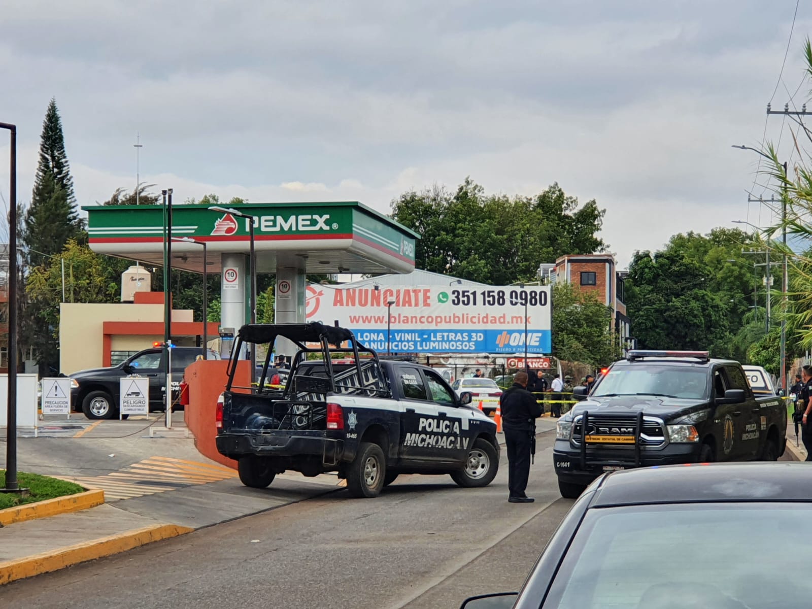 Ejecutan a empleada de gasolinera en Zamora