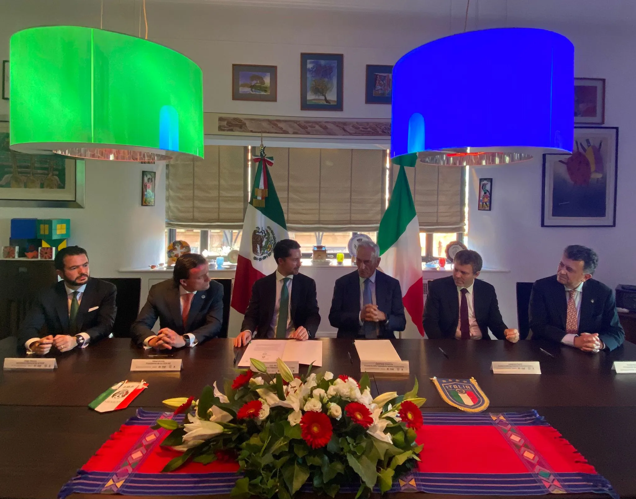 Firman México e Italia acuerdo futbolístico ‘histórico’