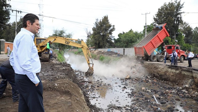 Lluvias trabajos Siervo de la Nación