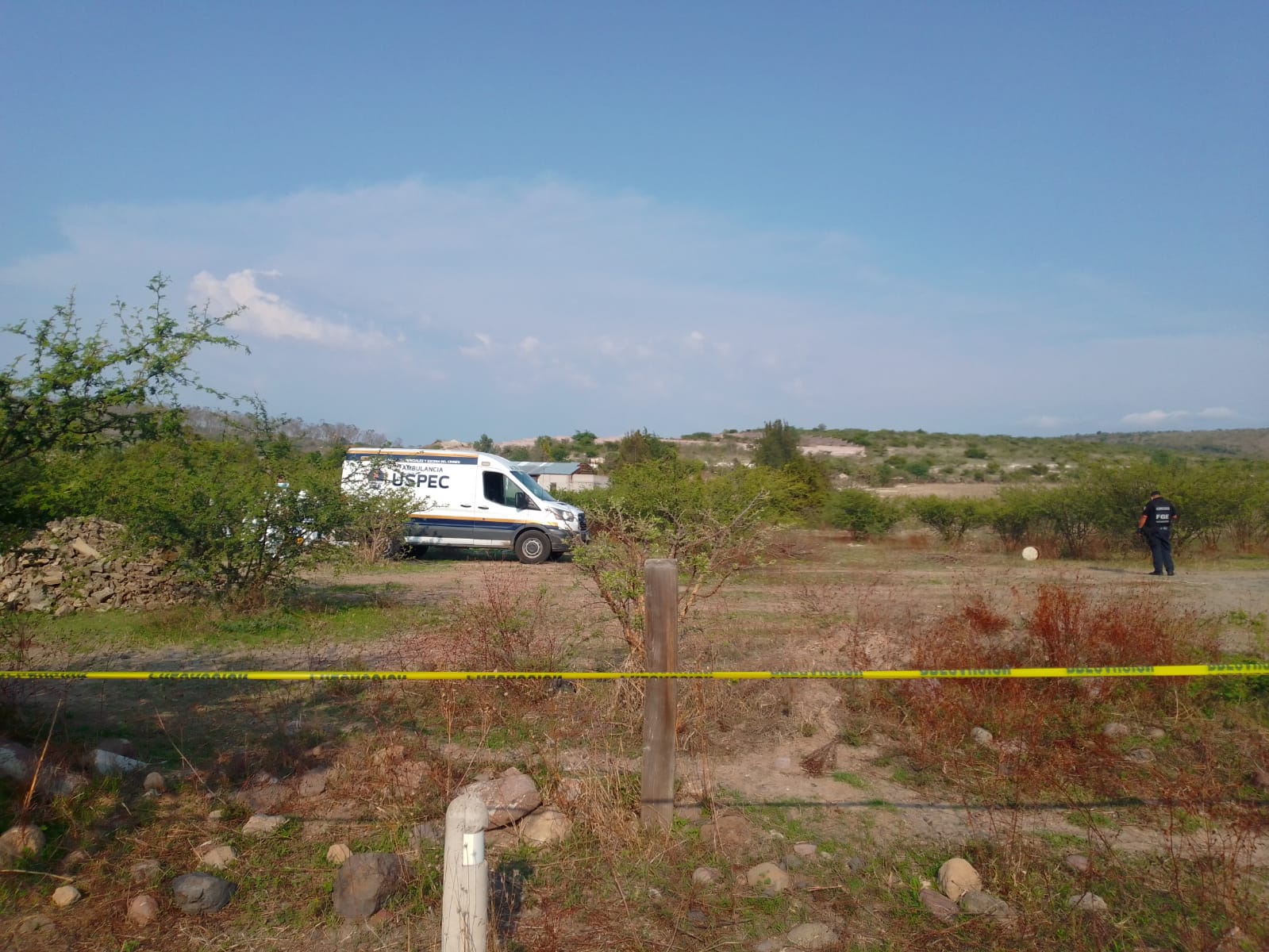 Localizan el cuerpo de un sujeto maniatado cerca del Recinto Ferial