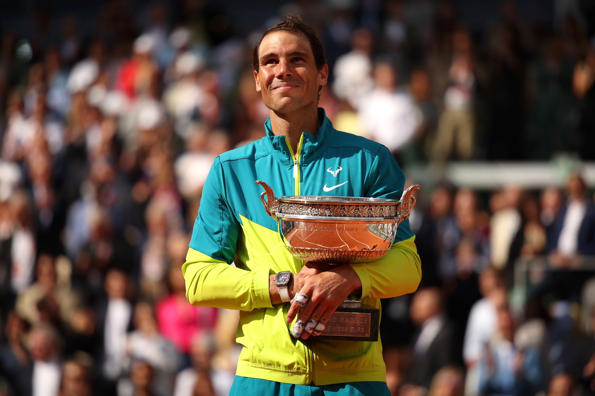 Logra Nadal su decimocuarto título de Roland Garros