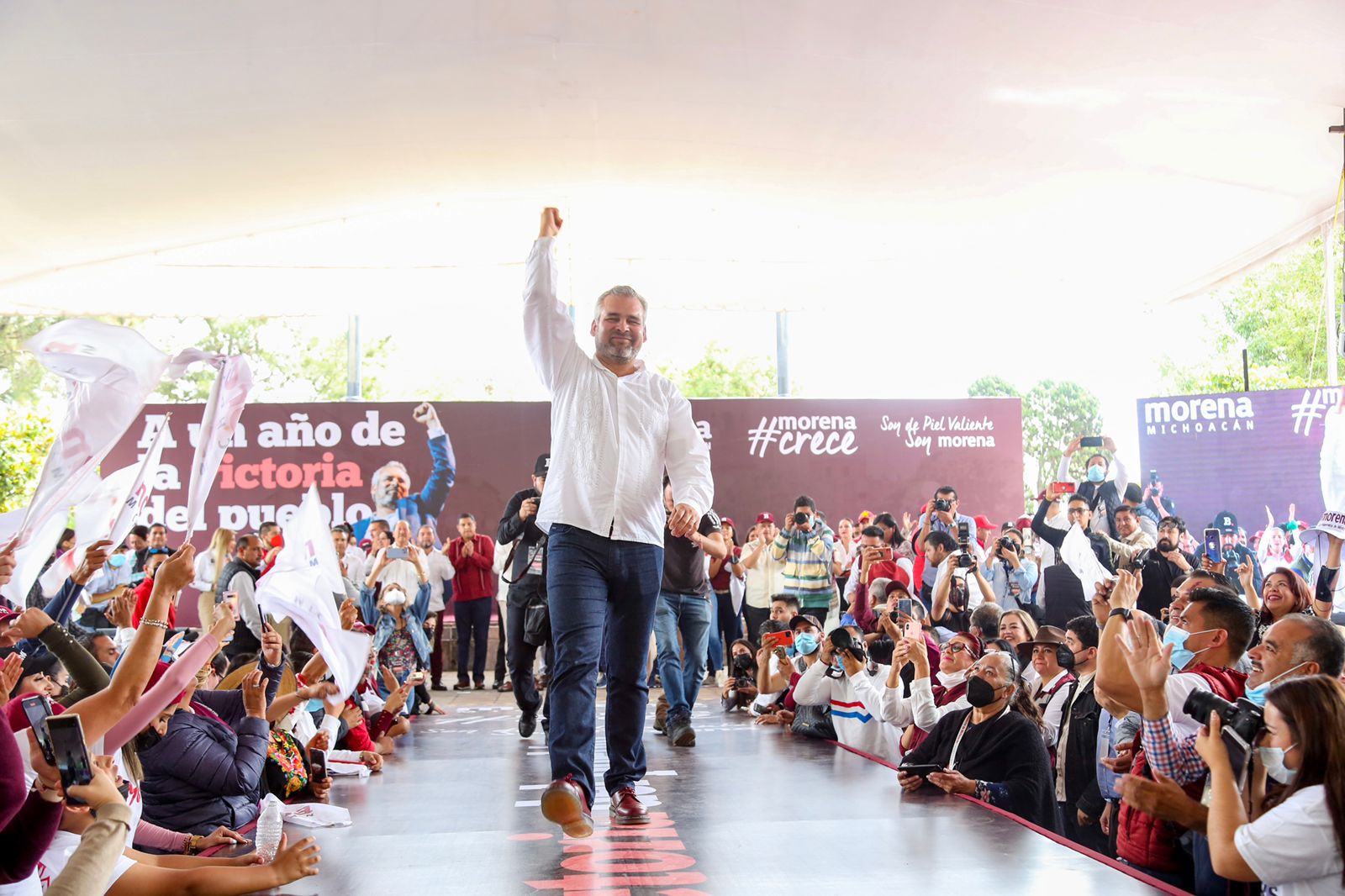 Se acabó la era de los gobiernos que han traicionado al pueblo: Bedolla