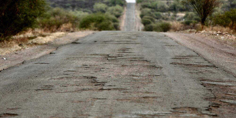 rehabilitación de carretera en región Bajío