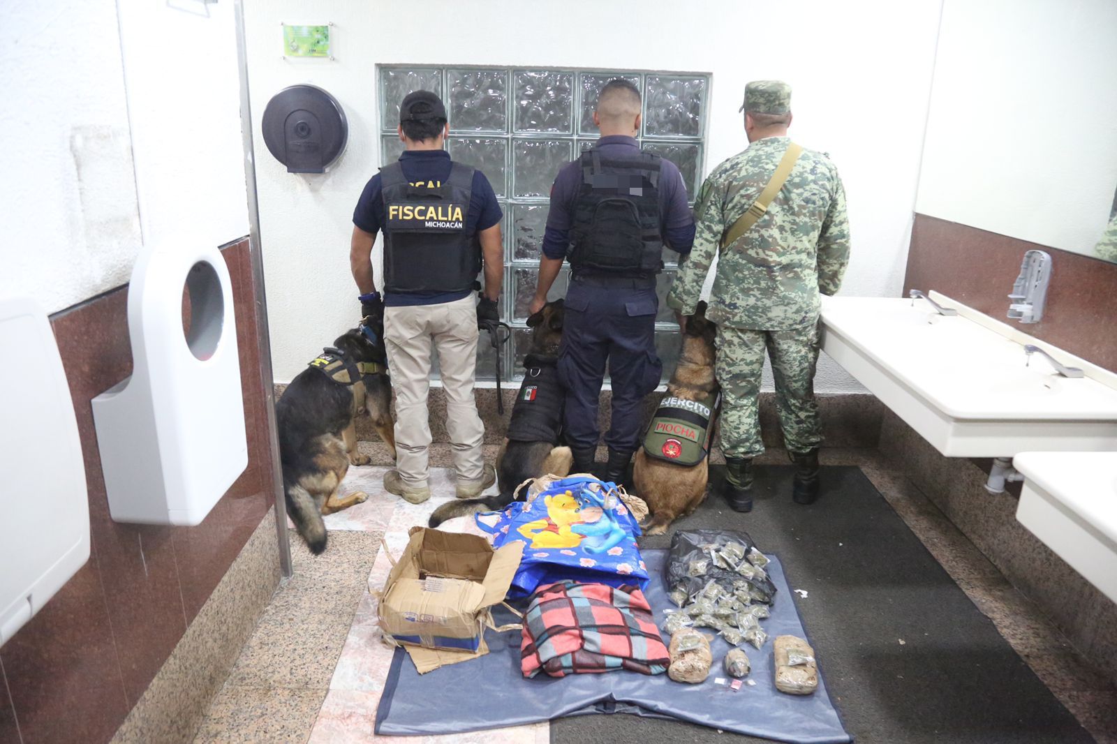 Aseguran marihuana y metanfetamina en el operativo en la TAM