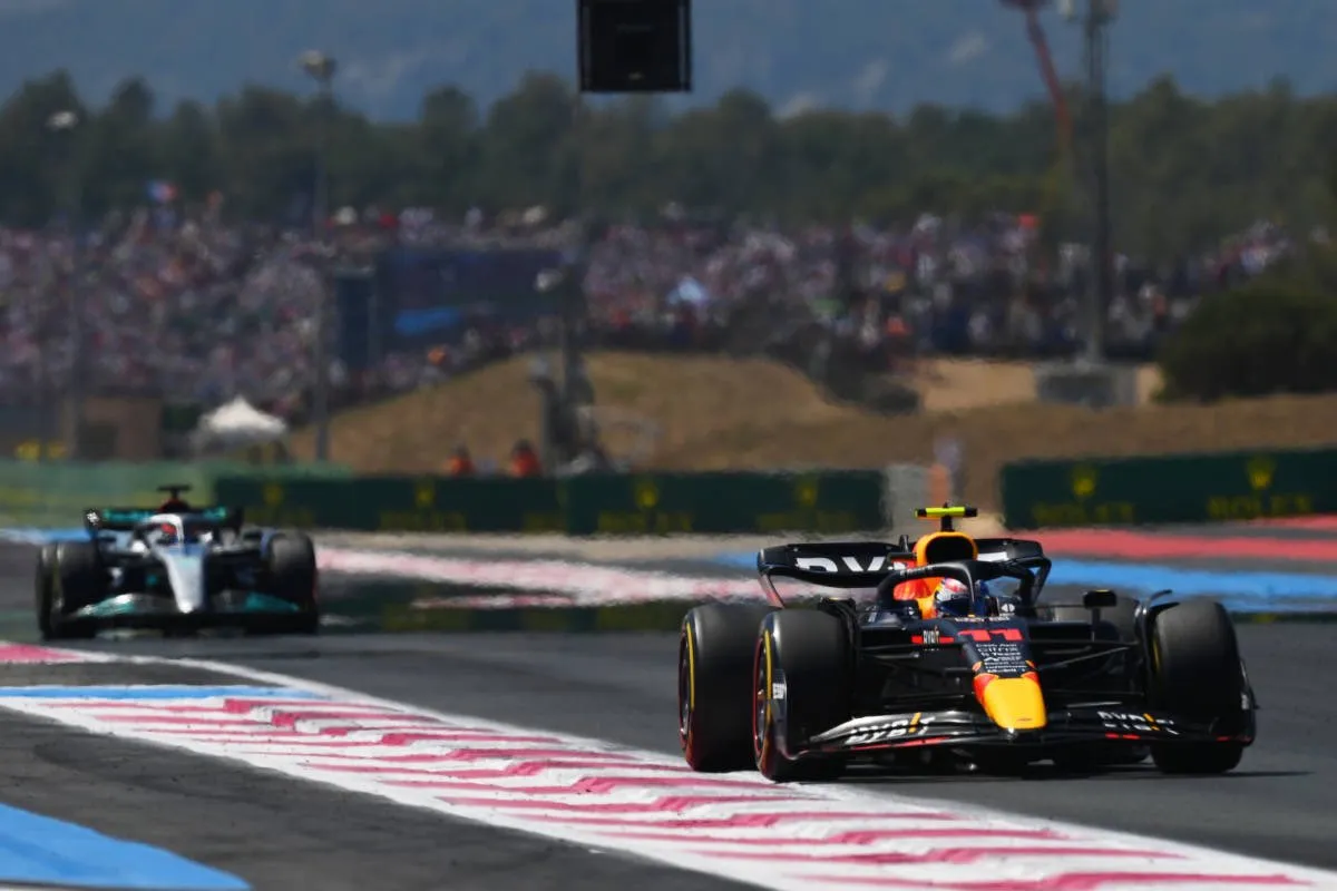 Checo Pérez queda fuera del podio del Gran Premio de Francia