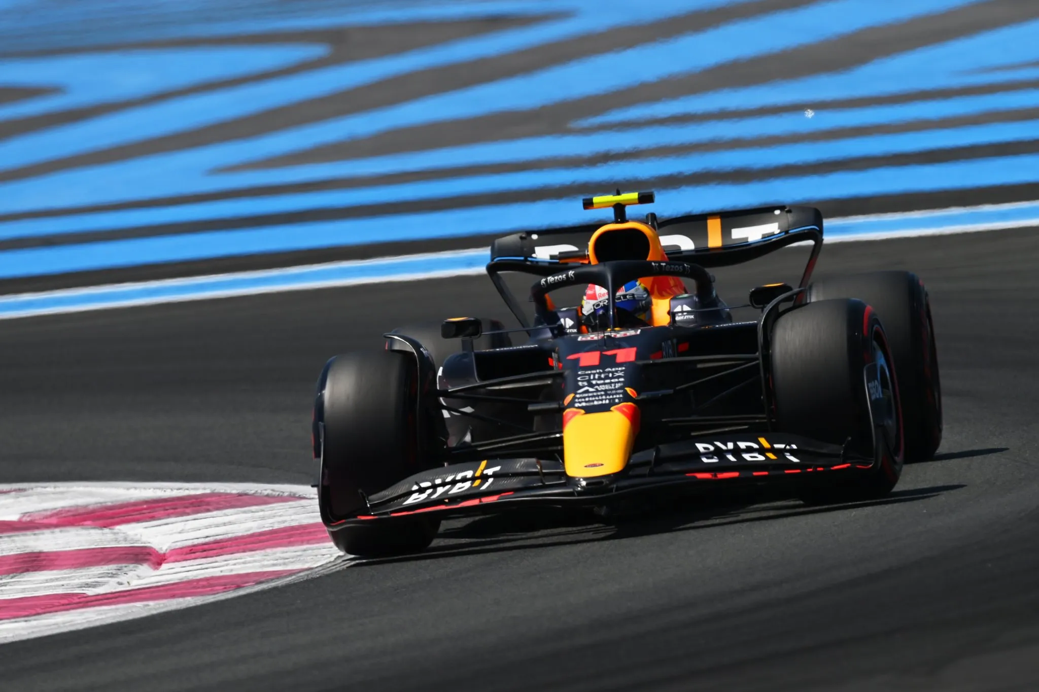 Checo Pérez quinto en tercera práctica del GP de Francia de la F1