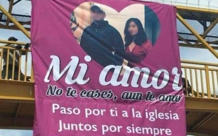 Joven hace lona a su ex, para que no se case con otro