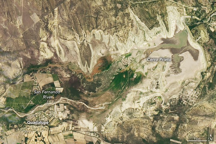 Revela NASA afectación por sequía en presa Cerro Prieto en NL