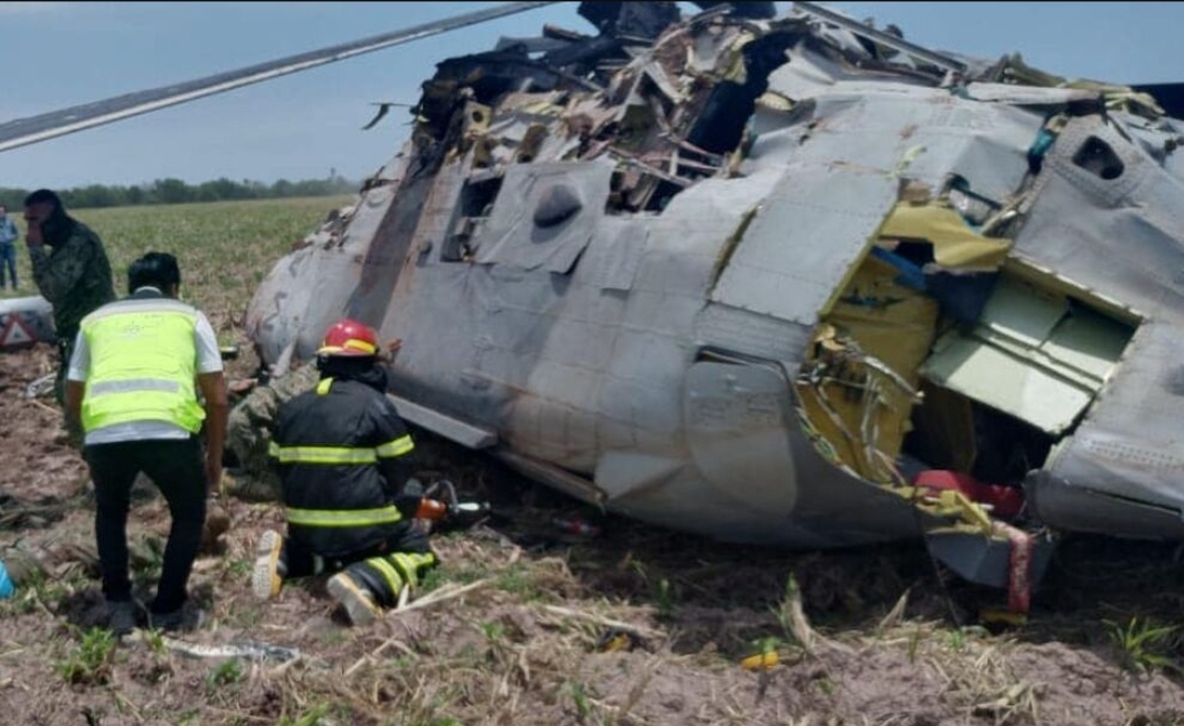 Marinos fallecidos en desplome del helicóptero serán trasladados a CDMX para homenaje