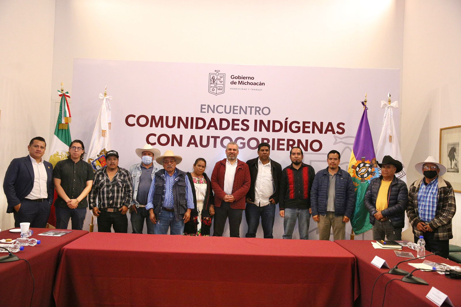 Todas las comunidades con autogobierno, cuentan y contarán con el apoyo del Gobierno Bedolla