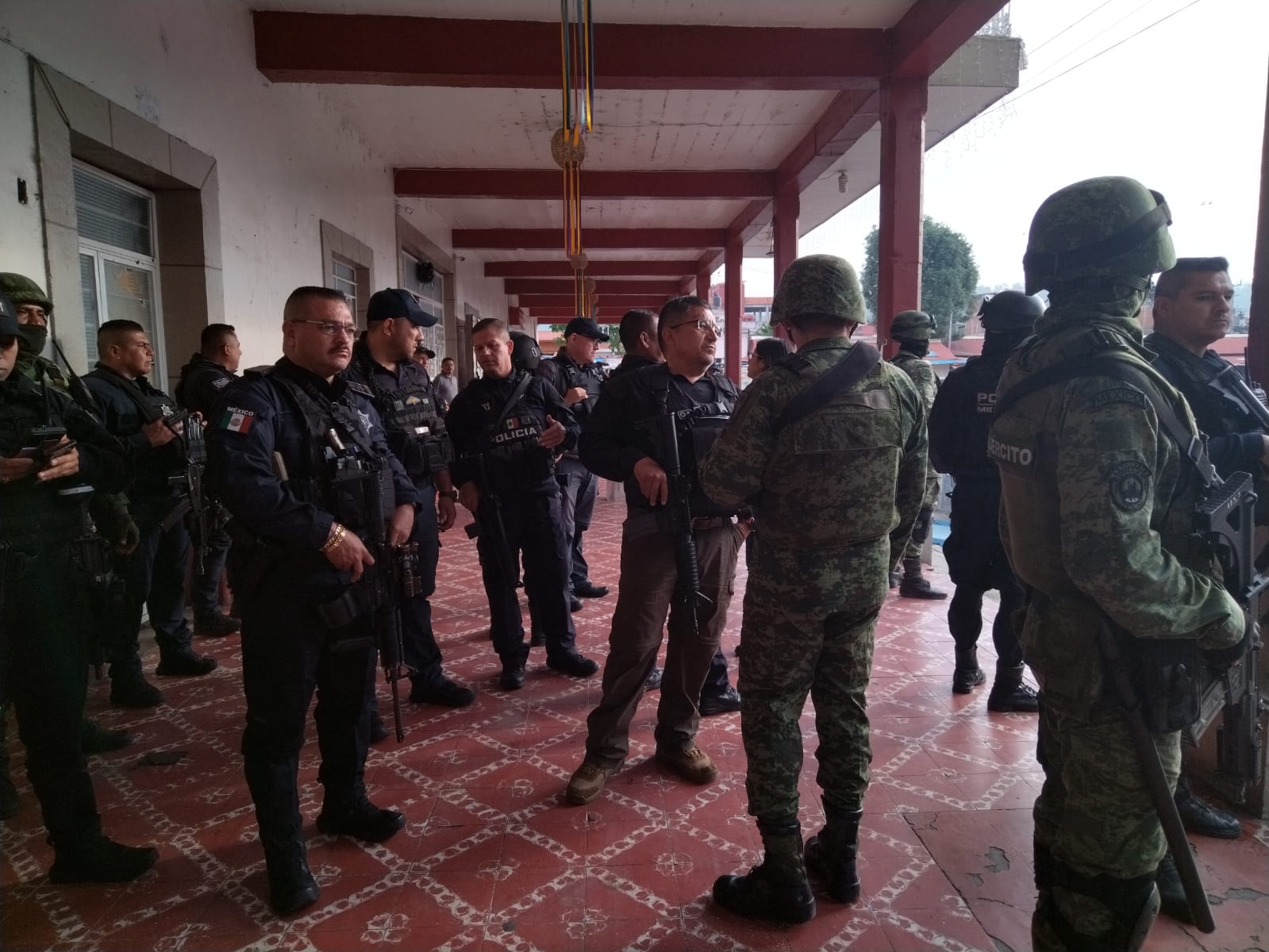 Vuelven a incursionar fuerzas federales y estatales a San Juan Nuevo