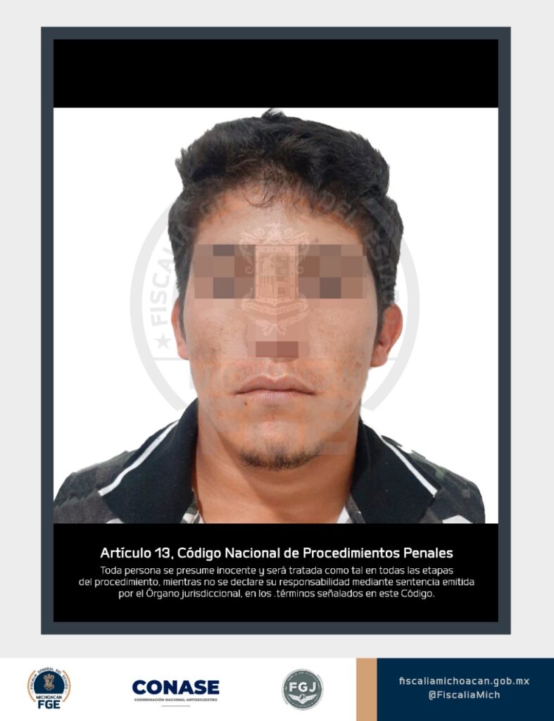 Detienen a 'El Viruta' buscado delincuente que operaba en la región de Cuitzeo