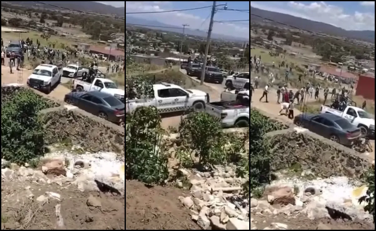 VIDEO: Se enfrentan GN y huachicoleros en Hidalgo; un muerto y dos heridos