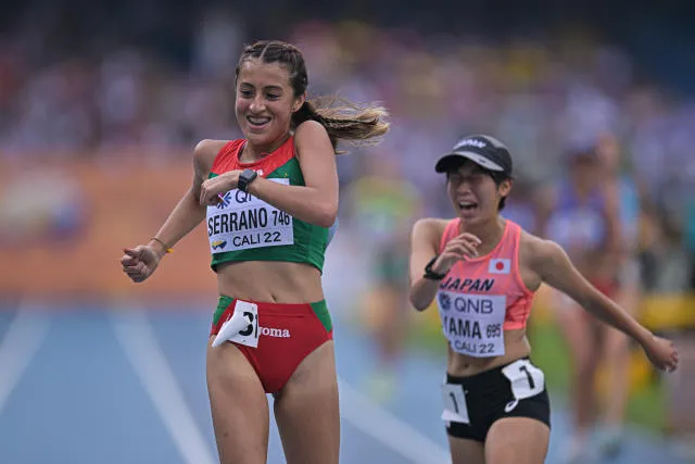 Karla Serrano da a México tercer oro seguido en marcha 10 kilómetros en Mundial de Atletismo Sub 20 en Cali, Colombia