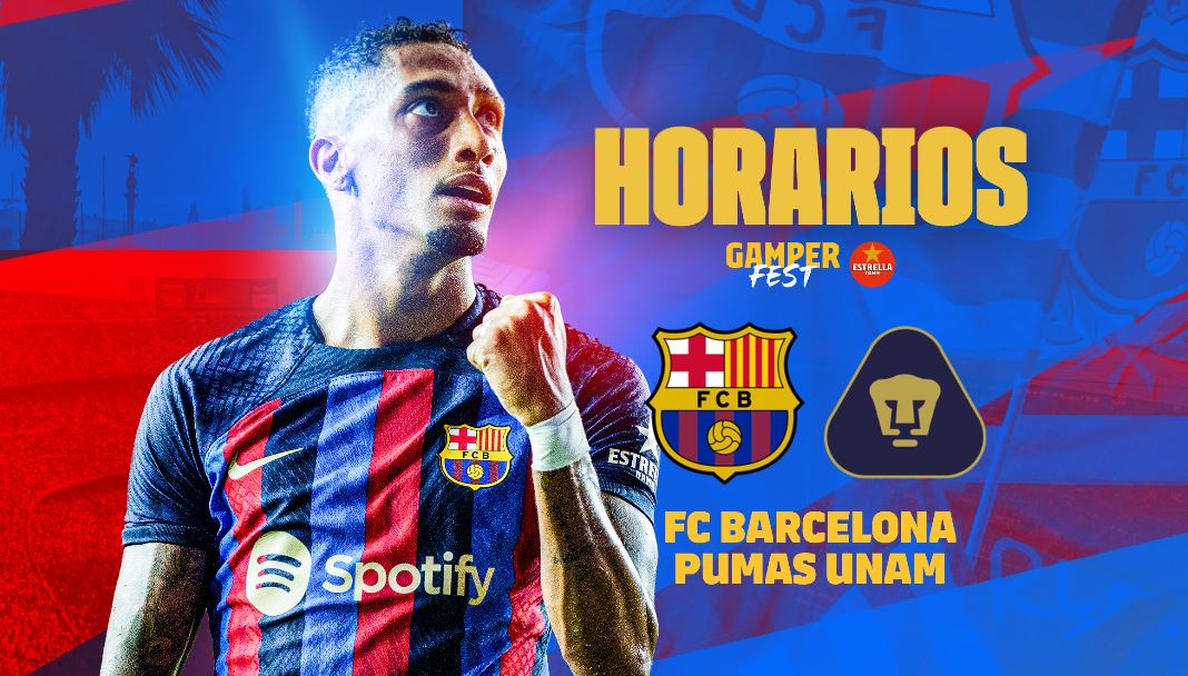 Barcelona vs Pumas por el Trofeo Joan Gamper