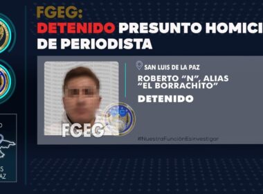 Detienen al presunto asesino del periodista Ernesto Méndez