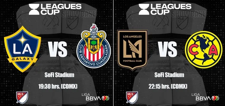 Hoy, LA Galaxy vs Chivas y LAFC vs América en la Leagues Cup 2022