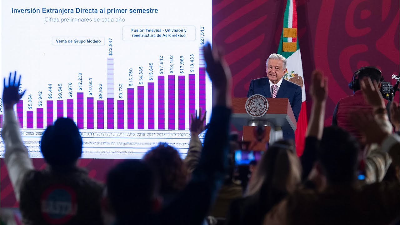 ‘Histórica’ inversión extranjera en México; celebra AMLO