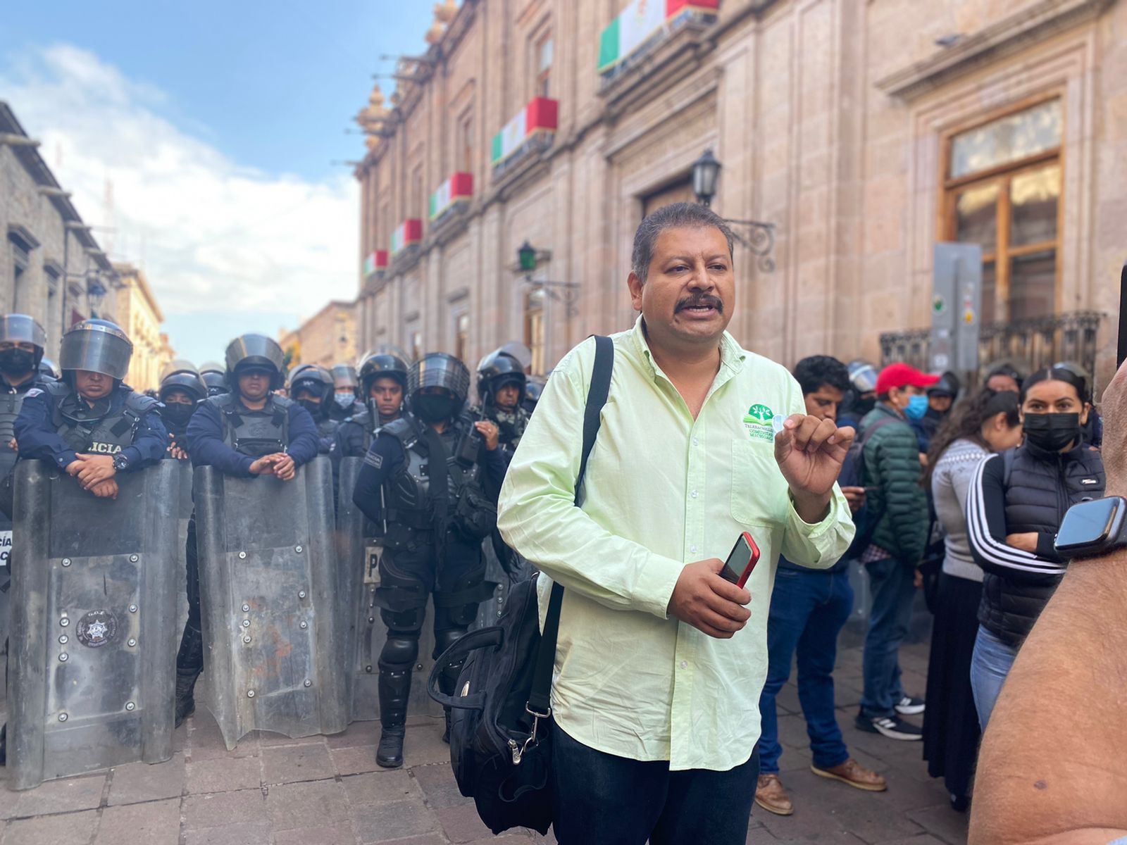 Amenazan con manifestación en informe de Bedolla