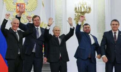 Anuncia Rusia anexión de cuatro regiones de Ucrania