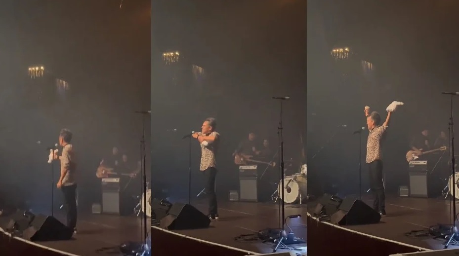 Vocalista de Café Tacvba destroza muñeco del Dr. Simi