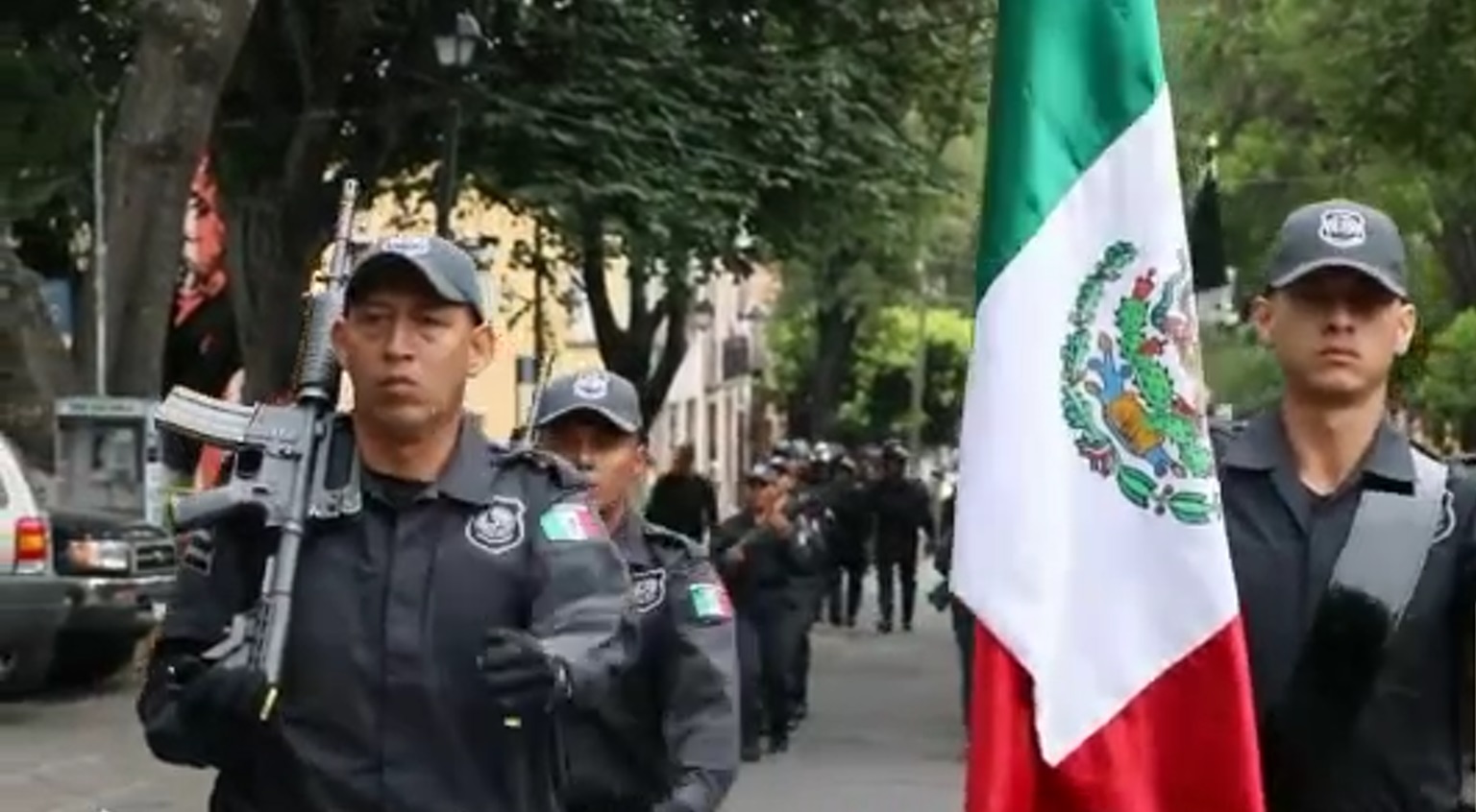 Coordinación del Sistema Penitenciario participa en desfile conmemorativo