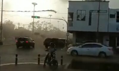 Tornado golpea a Guamúchil en Sinaloa