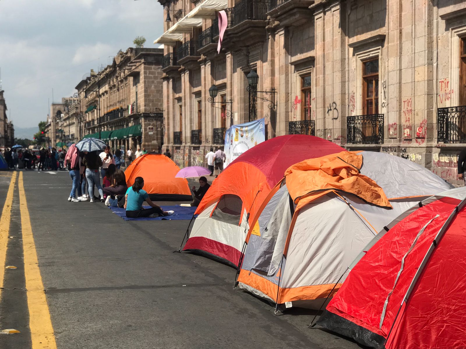 A Morelia no le afectará plantón de normalistas Alfonso Martínez