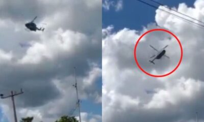 Helicóptero de Semar se desploma en Tabasco