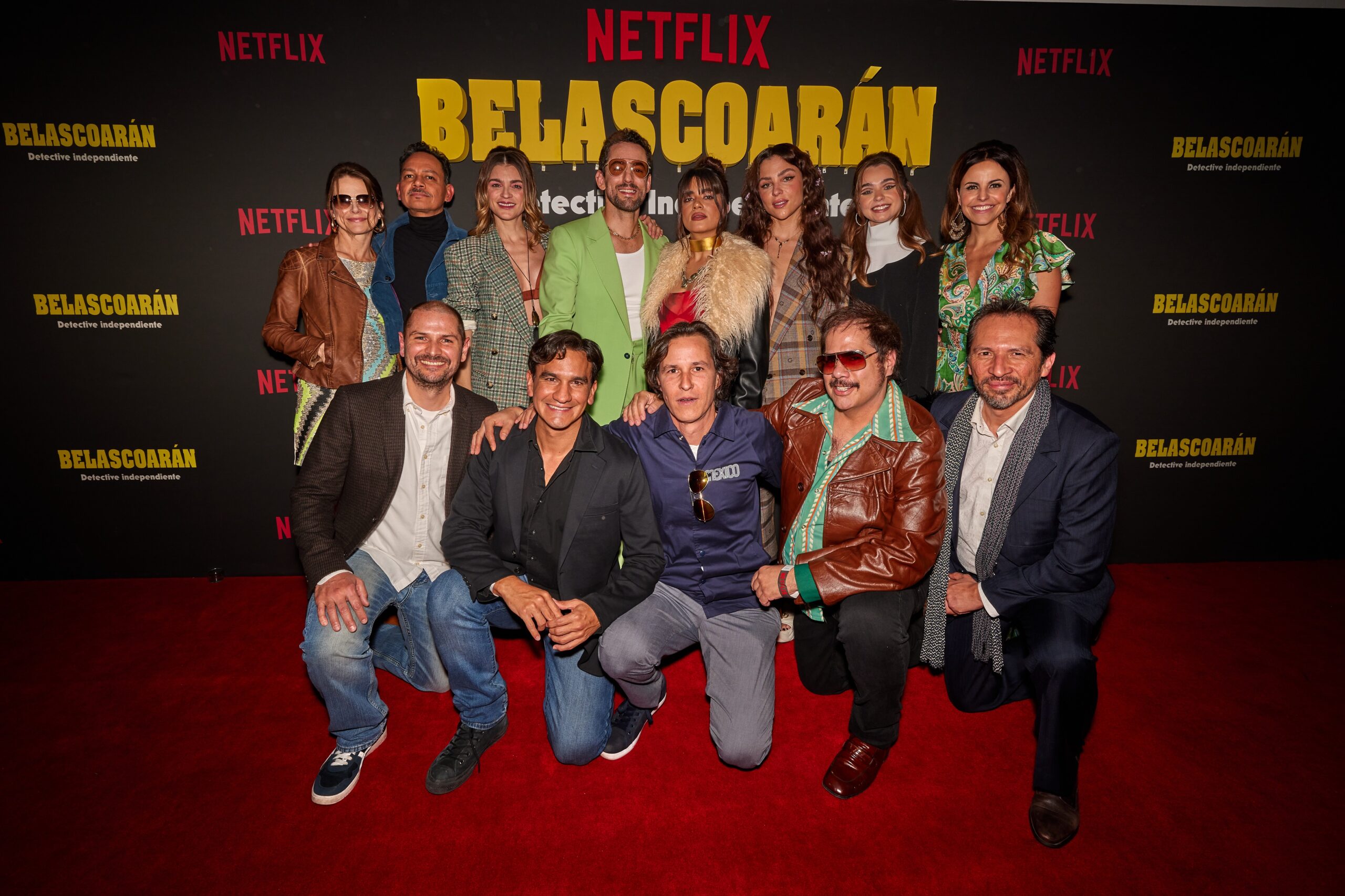 Celebra Netflix alfombra roja de Belascoarán