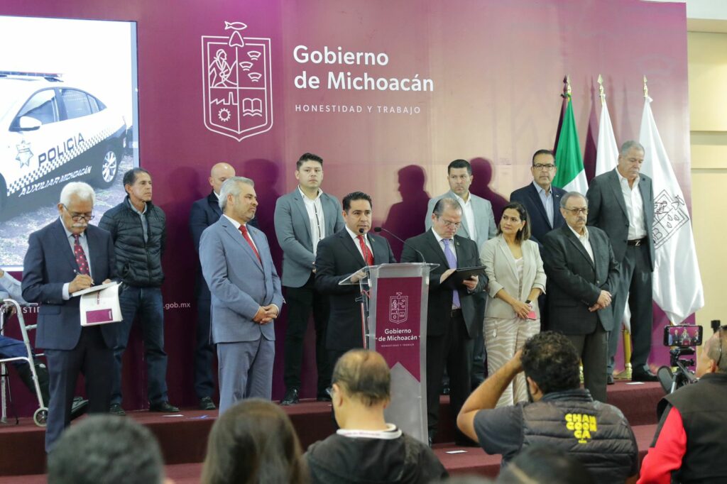 Gobierno de Michoacán otorgará beneficios de Pensiones Civiles a elementos de Policía Auxiliar