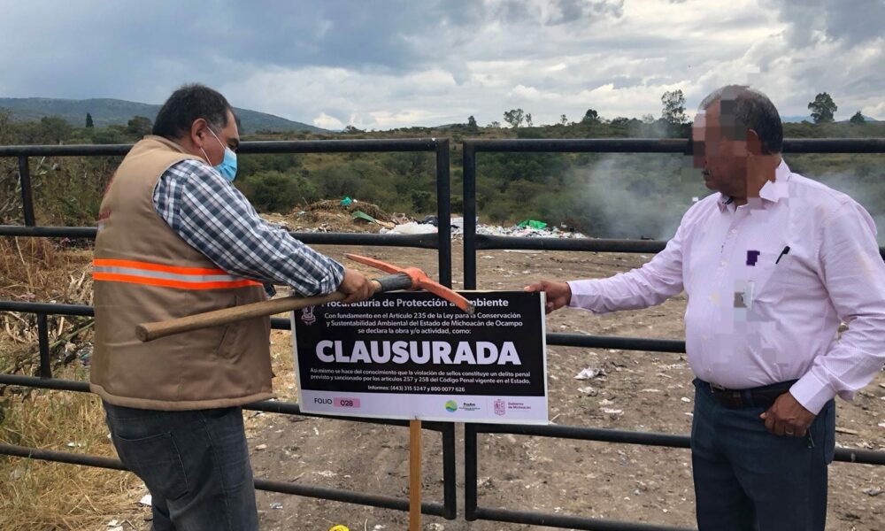PROAM clausura basurero municipal de Charo