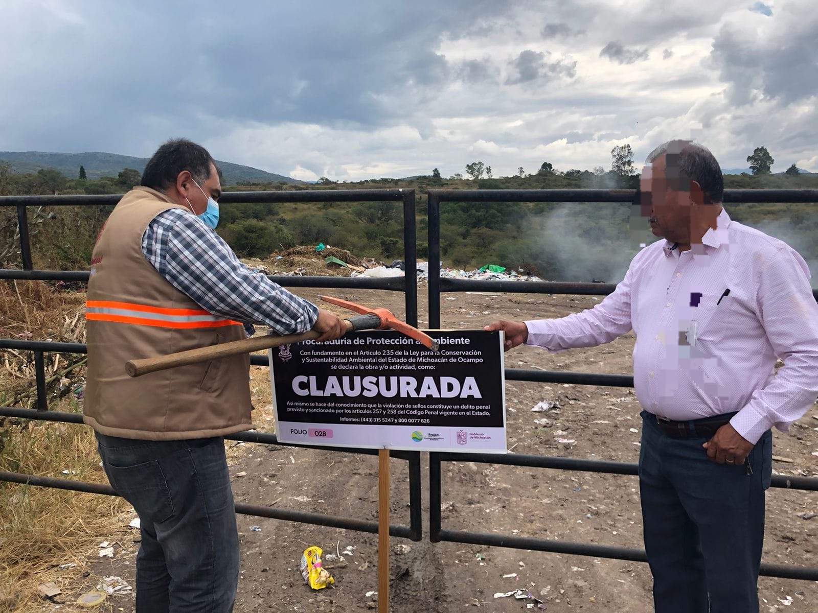 PROAM clausura basurero municipal de Charo