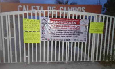 SUTCECYTEM paraliza planteles en Michoacán por paro nacional